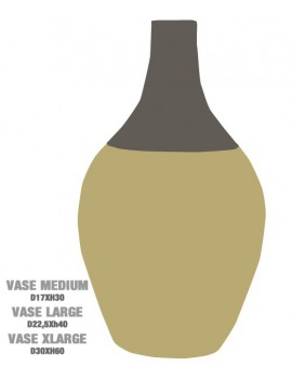 Vase Taro Scapa Home - Ocre