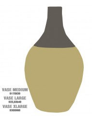 Vase Taro Scapa Home - Ocre