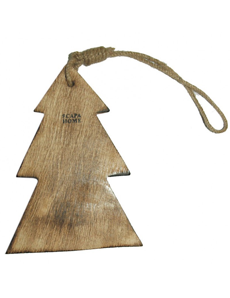 Kerstdecoratie: houten boom - M