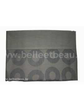 Table cloth circles grey 170x260