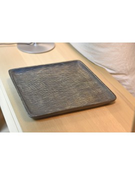 Quadrat Schale in Mango Holz