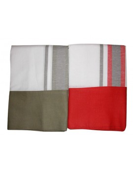 Nappe Stripes Scapa Home 180x320, rouge