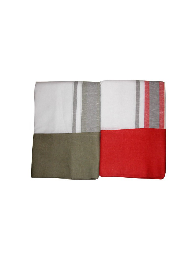 Nappe Stripes Scapa Home 180x320, rouge