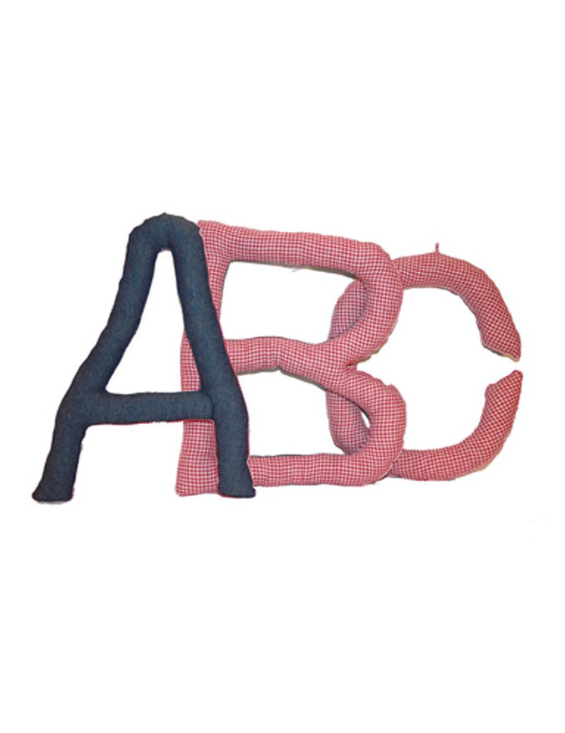 Letters ABC om op te hangen