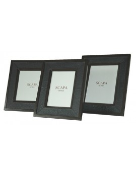 Leather photoframe Shagreen small