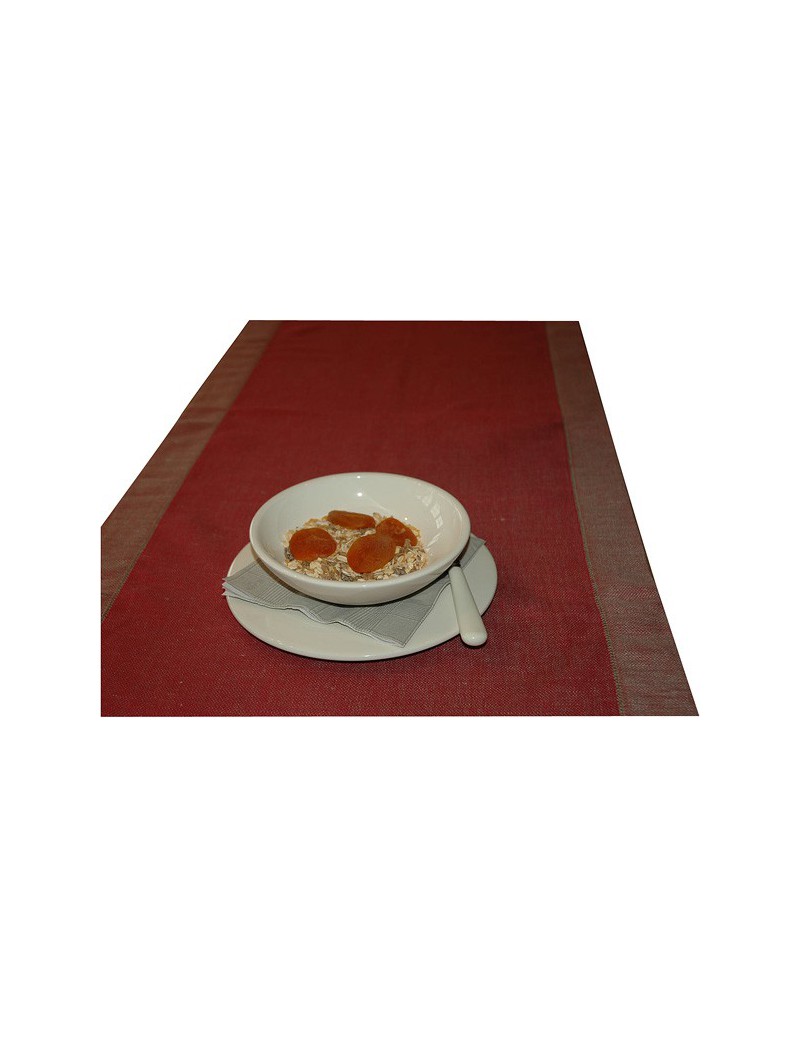 Chemin de table rouge Scapa Home 50x150