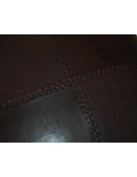 Darkgrey leather cushion of Scapa Home