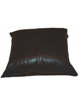 Grey leather cushion of Scapa Home